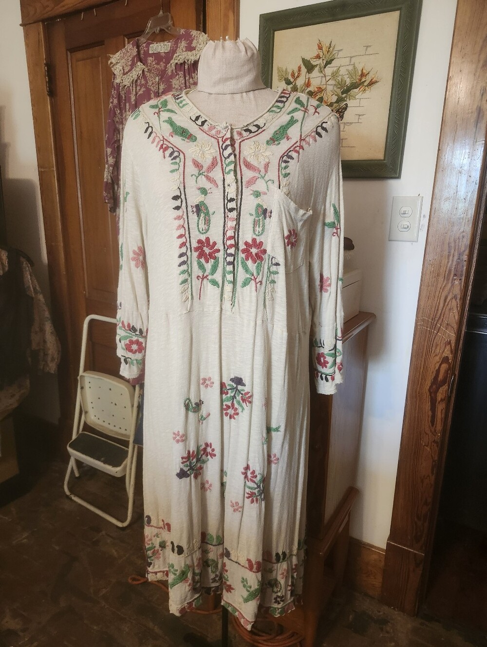 Magnolia Pearl Idra Embroidered Dress (Rare)
